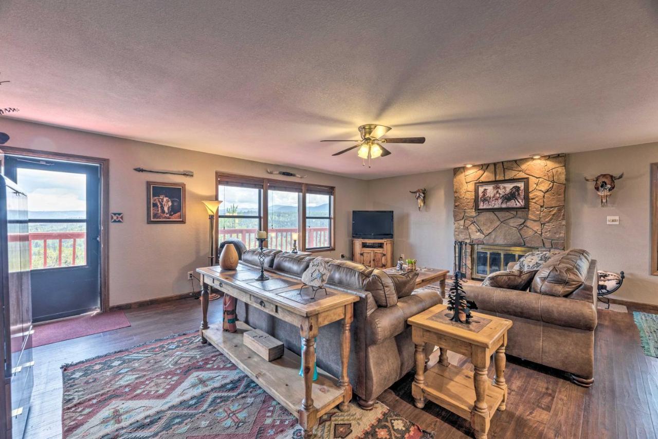 Mountains Majesty Cabin With Hot Tub And Mtn Views! Ruidoso Exteriör bild