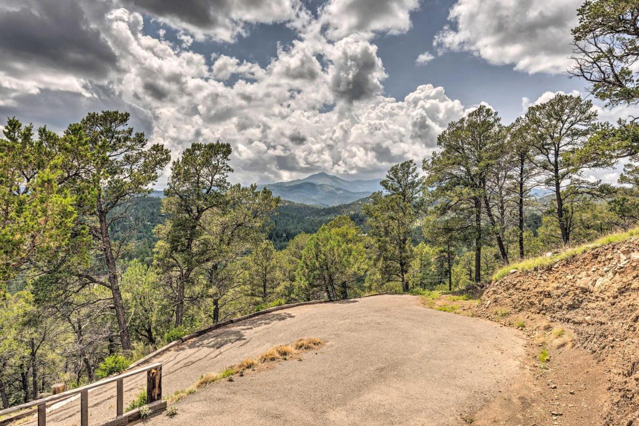 Mountains Majesty Cabin With Hot Tub And Mtn Views! Ruidoso Exteriör bild