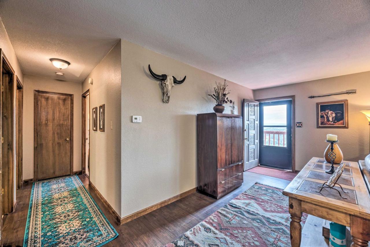 Mountains Majesty Cabin With Hot Tub And Mtn Views! Ruidoso Exteriör bild