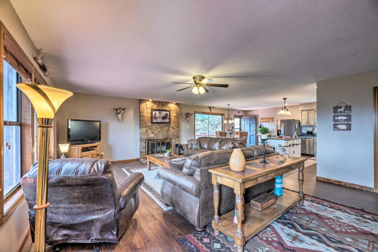 Mountains Majesty Cabin With Hot Tub And Mtn Views! Ruidoso Exteriör bild