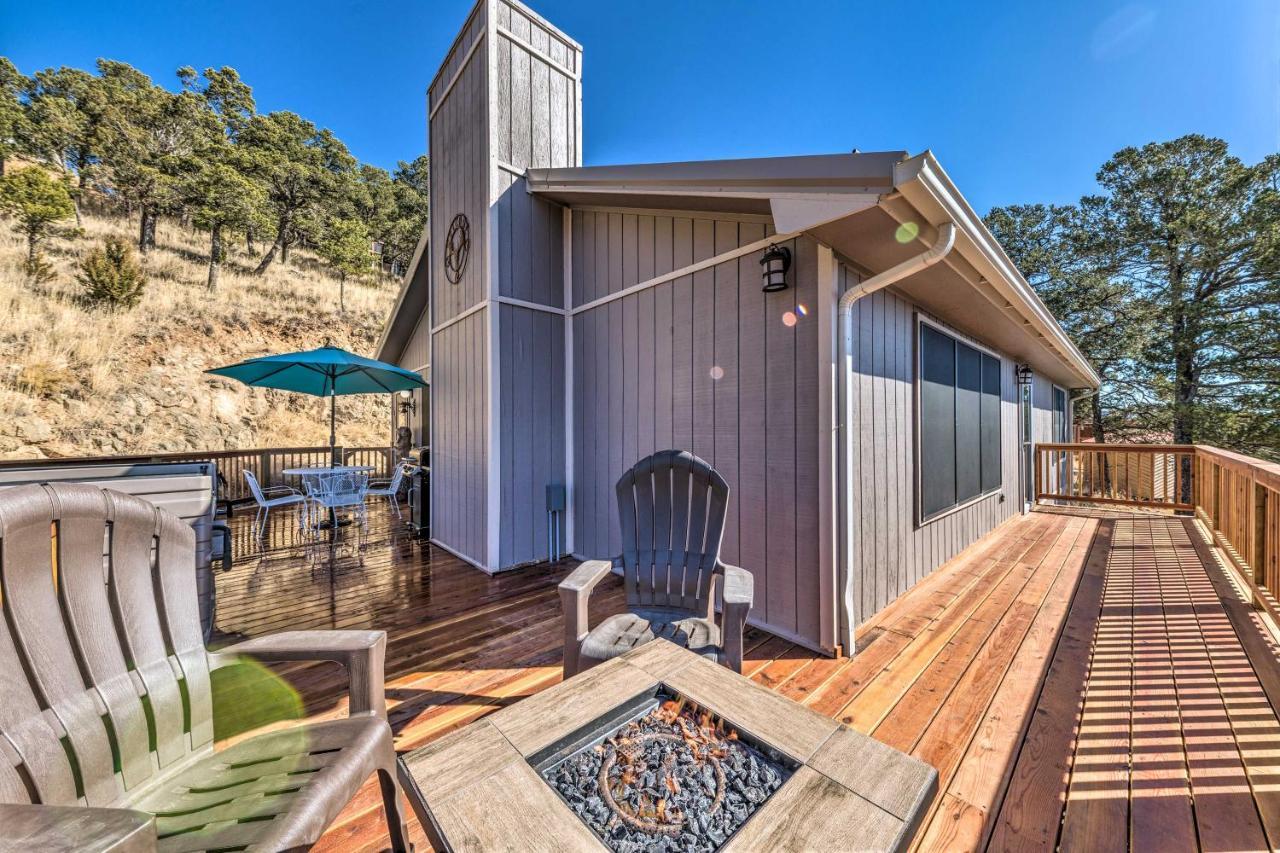 Mountains Majesty Cabin With Hot Tub And Mtn Views! Ruidoso Exteriör bild