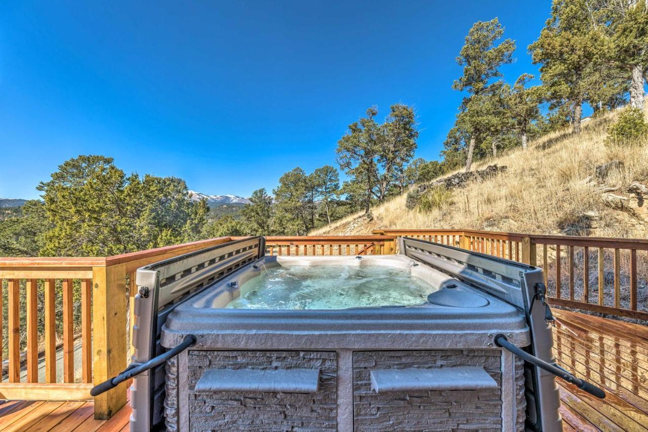 Mountains Majesty Cabin With Hot Tub And Mtn Views! Ruidoso Exteriör bild