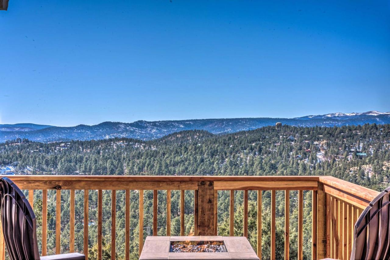 Mountains Majesty Cabin With Hot Tub And Mtn Views! Ruidoso Exteriör bild