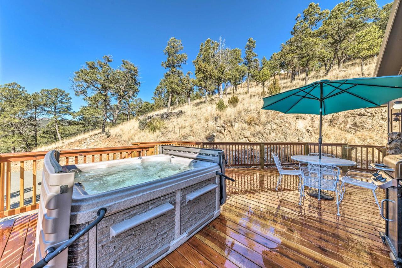 Mountains Majesty Cabin With Hot Tub And Mtn Views! Ruidoso Exteriör bild