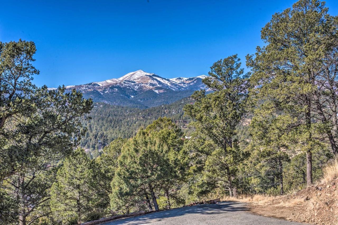 Mountains Majesty Cabin With Hot Tub And Mtn Views! Ruidoso Exteriör bild